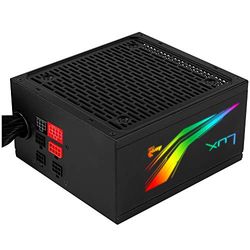 Aerocool Lux RGB M 550W - Alimentatore modulare RGB, 80Plus Bronzo 230V