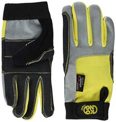 Kong Full Gloves, geel, maat XL