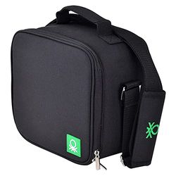 Bolsa de almuerzo en neopreno de color verde Benetton.