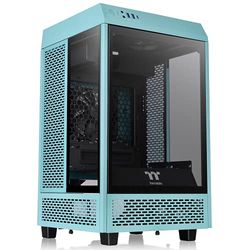 Thermaltake Tower 100 Turquoise Edition Gehard Glas Mini Tower Computer Chassis Ondersteunt Mini-ITX CA-1R3-00SBWN-00