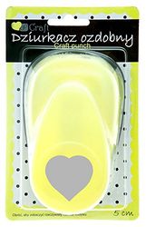 dp Craft Craft Punch 5CM Hart, Meerkleurig