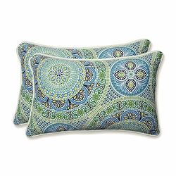 Pillow Perfect Delancey Lagoon Rectangular Throw Pillow
