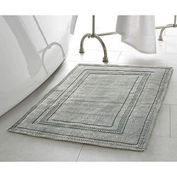 Jean Pierre – Lot de 2 Tapis de Bain en Coton délavé à la Pierre, décoration de Salle de Bain, Lavable en Machine, très absorbants, Dimensions 43,2 x 61 cm et 53,3 x 86,4 cm, Beige délavé
