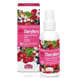 Helan I Sorbetti CherryBerry - Revitalising, Scented Body Cream with Antioxidant Vitamin C & E, Blackcurrant, Black Cherry - Gentle Moisturiser & Body Milk with Sweet Almond Oil - Made in Italy, 100ml