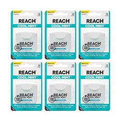 Listerine Dental Floss, Cool Mint (Pack of 6)