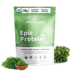 Sprout Living Epic Protein Green Kingdom, 454g