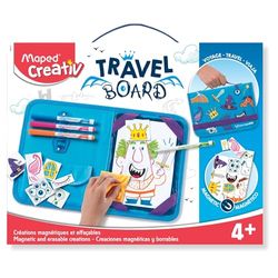 Maped Creativ Travel Board Knights and Princess Theme Fun Activity Kit for Kids 4+