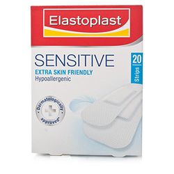 Elastoplast Sensitive Plasters, 20 Plasters