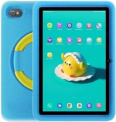 Blackview Tab7 Kids Tablet touchscreen 10 inch, Dual 4G LTE + 5G WiFi tablet, batterij 6580 mAh, Android 11 educatief tablet 5 GB + 32 GB/1 TB, iKids vooraf geïnstalleerd/ouderlijk toezicht/met