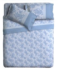 Ipersan Completo Cama - Grande - Azul Denim - 100% Algodón