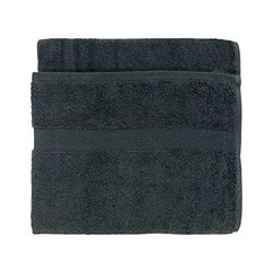 The Linen Yard The Yard Linge Loft Serviette de Bain, Coton, Ardoise, 70 x 130 cm