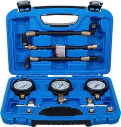BGS 74355 | Brandstof- en compressiedruk testtoestellenset | voor motorfietsen | 11-dlg.
