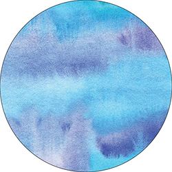 Bonateks, Round Digital Printed Mouse Pad, Non-Slip Base, for Office and Home, Diameter:22cm