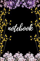 Flower notebook: A variety of flowers,120 page lined,6"x9"