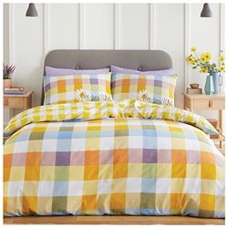 GC GAVENO CAVAILIA Set di biancheria da letto con motivo girasole, reversibile, per letto king size, leggero, multicolore (707905)