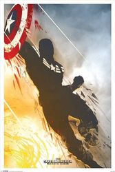 Piramide International "Winter Soldaat Captain America" Maxi Poster, meerkleurig, 61 x 91,5 x 1,3 cm