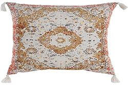 Home Decor Cuscino Dkd Arabo Beige Cotone (60 X 15 X 60 Cm)