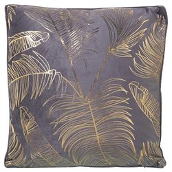 COJÍN 43X43CM POLIÉSTER GRISC/CREMALLERA 43X43CM