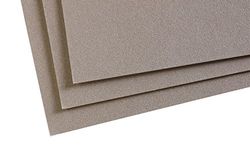 Clairefontaine - Ref 197023C - Pastelmat Card Sheets (Pack of 5 Sheets) - 360gsm Card - 24 x 32cm - Dark Grey Colour - Specially Formulated For Use With Pastels