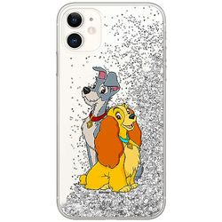 ERT GROUP mobiel telefoonhoesje voor Apple Iphone 11 origineel en officieel erkend Disney patroon Lady and the Tramp 003 optimaal, met glitter overloopeffect