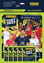 Panini Sticker voetbal Ligue 1 2021-22 – 5 hoezen + 1 album 004192SPCFGD