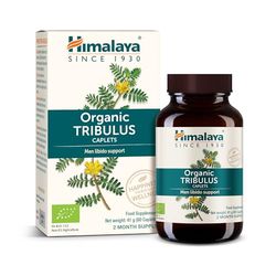 Himalaya Tribulus (Gokshura) orgánico del para la salud masculina, la libido, el apoyo urinario, la resistencia, la energía, 688 mg, suministro para 2 meses, 60 comprimidos