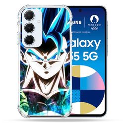 Cokitec Förstärkt skal för Samsung Galaxy A55 5G Manga Dragon Ball Gogeta ansikte