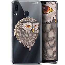 Caseink fodral för Samsung Galaxy A30 (6.4) Gel HD [ ny kollektion - mjuk - stötskyddad - tryckt i Frankrike] Owl Draw