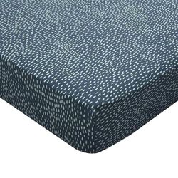 Drap Housse imprimé en Lyocell, Jade, 140 x 190 cm, Origin, Bleu
