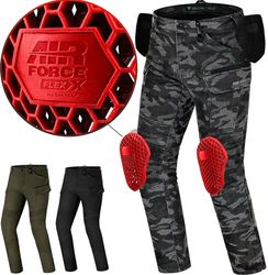 SHIMA Giro 3.0 Motorcycle Trousers for Men AirForce Knee Protectors Motorbike Mens Armoured Cargo Lightweight Protective Pants Stretch Reinforced Armored Bike Elastic Ventilated (Mens, Camo, 32/32)