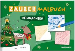 Zaubermalbuch. Weihnachten: Mit magischen Zauberseiten