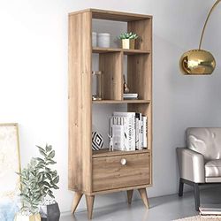 Ruumstore Vega Narrow Bookshelf Oak