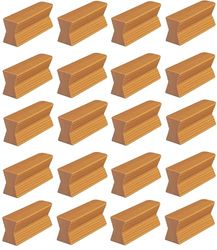 cyclingcolors 20x zoccolo di montaggio 25mm telaio porta finestra bovindo montaggio mobili da cucina marrone