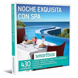 Smartbox - Caja Regalo Noche Exquisita con SPA - Idea de Regalo Original - 1 Noche con Desayuno, Cena y SPA para 2 Personas