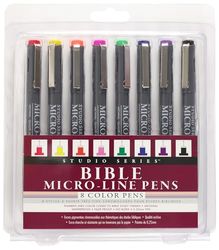 Peter Pauper Press Bible Micro-Line Color Pens (8-piece Set)