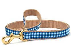 Navy Gingham Lead 5' Wide