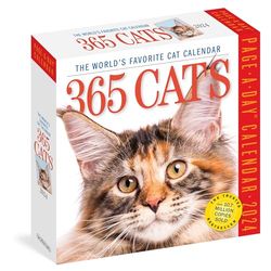365 Cats Page-A-Day Calendar 2024: The World's Favourite Cat Calendar
