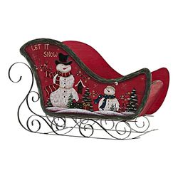 DKD Home Decor Kerstdecoratie van metaal (70 x 31,5 x 45 cm)