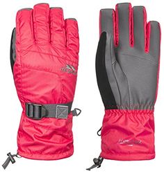 Trespass Guanti imbottiti da donna impermeabili Embray disponibili in colore lampone - Large