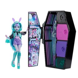 Monster High Pop en Modeset, Twyla Pop, Skulltimate Secrets: Neon Gruwelen, verkleedkluis met meer dan 19 verrassingen, HNF82