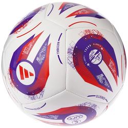 adidas Mixte Femme Euros 2025 Official Football, White/Pantone/Pantone/Lucid Lemon, 4