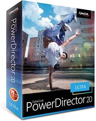 CyberLink PowerDirector 20 Ultra | Powerful Video Editing Software | Perpetual | Box with DVD | Windows