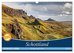 Schottland Farben und Licht (Wandkalender 2024 DIN A3 quer), CALVENDO Monatskalender: Beeindruckende Aufnahmen von den Landschaften Schottlands