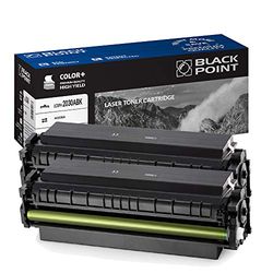 Black Point [With Chip] Toner Pack of 2 Compatible with HP W2030A (HP 415A) - Black - for HP Color Laserjet Pro: M454dn, M454dw, MFP M479dw, MFP M479fdn, MFP M479fdw, MFP M479fnw - TÜV Certified