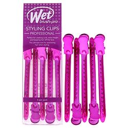 Wet Brush Pro Styling Clips - Purple By For Women - 5 Pc Hair Clips