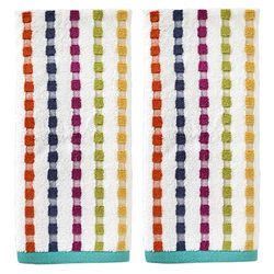 SKL Home Ensemble de Serviettes de Toilette, Coton, Multicolore