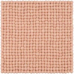 myfelt Merle Coussin carré en Feutre pour Chaise Rose 36 x 36 cm