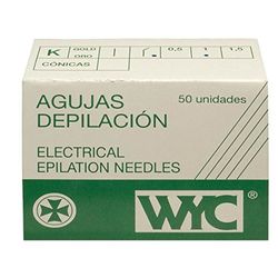 AGUJA DEPILAR INCLINADA WYC K3 1 C/50 U.EN B/2U.