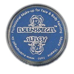 Eulenspiegel 503553 Maquiagem em creme, 35 ml, maquilhagem para pintar o rosto e o corpo, azul