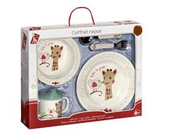 Sophie la girafe Dish Set Gift Box - Kiwi Version Plates, Sippy Cup, Cutlery Set